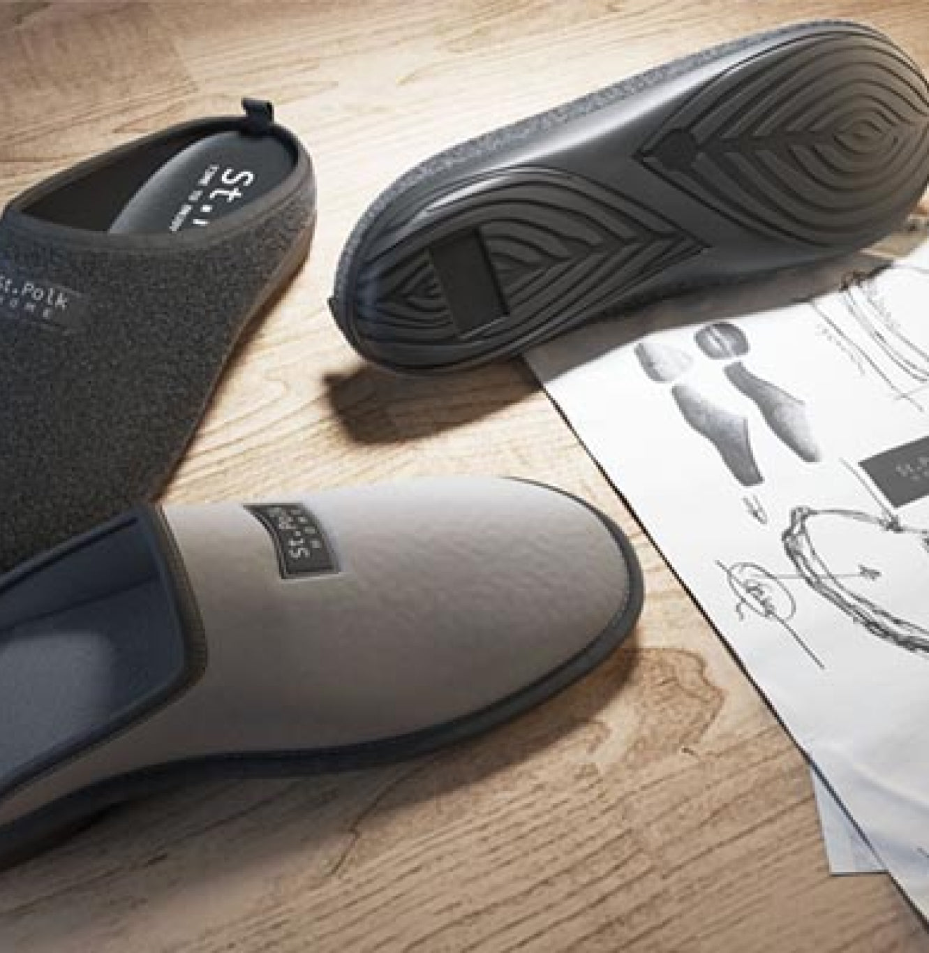 St. Polk Zapatillas de casa Hombre