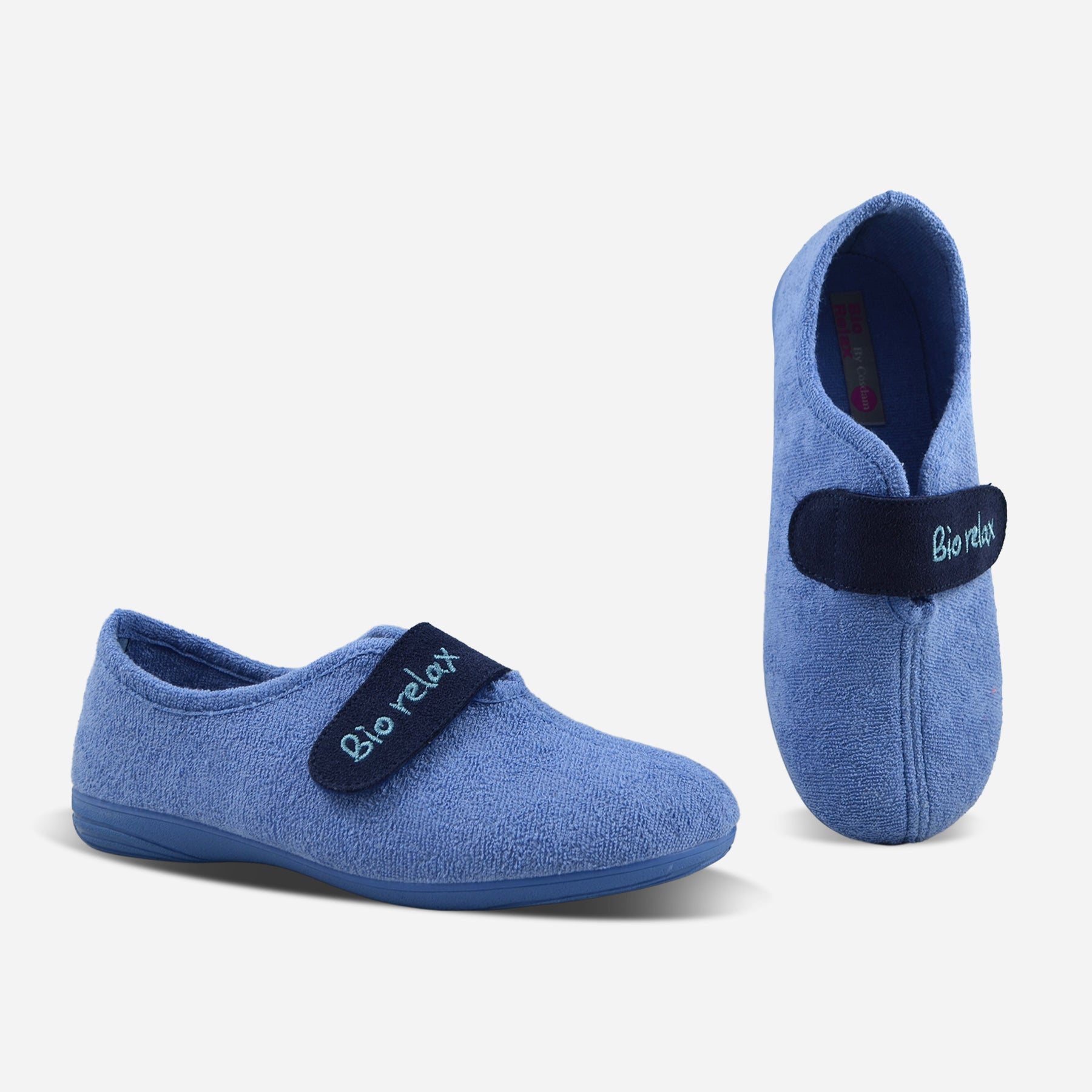 Zapatillas de casa cerradas mujer 13001 RIZO INDIGO