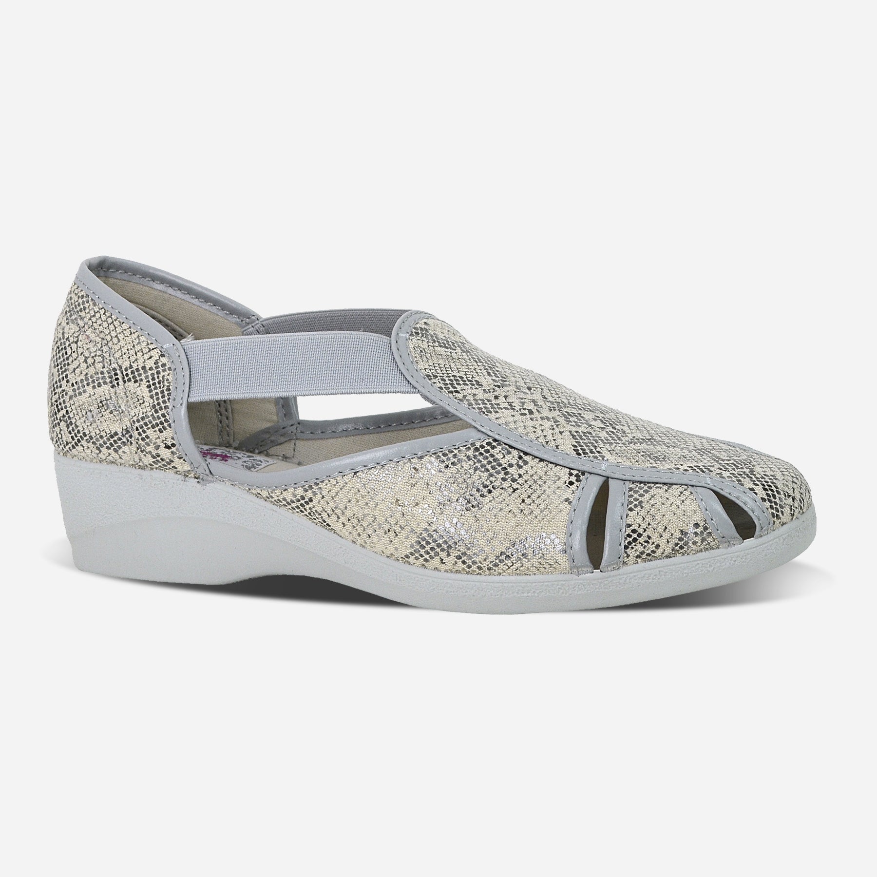 Sandalia clásica señora 2526 COBRA GRIS