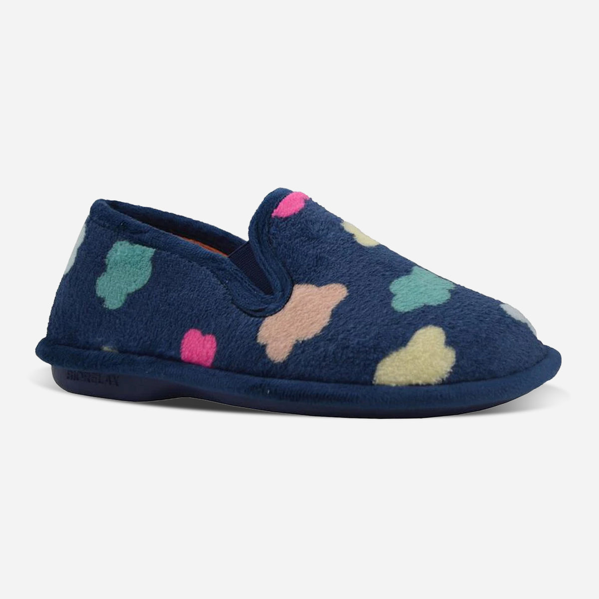 Zapatillas de casa cerradas mujer 4501 POLAR NUBES MARINO